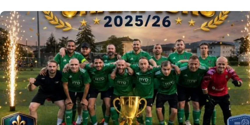 L'équipe à 11 du FC Lys Annecy, championne SIEAA 2025/26